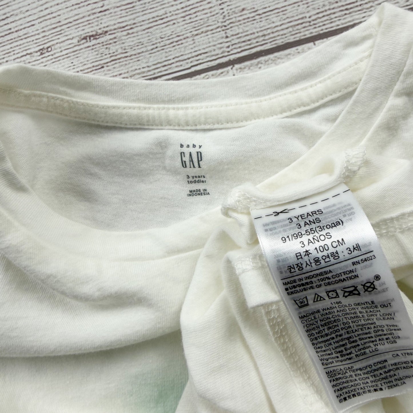 Baby Gap Girl St. Patrick’s Day T-Shirt Shamrock Balloon Graphic Tee 3T