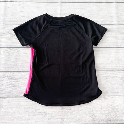 Danskin Now Active Tee Girls Short Sleeve Athletic Shirt Performance Top XS 4-5