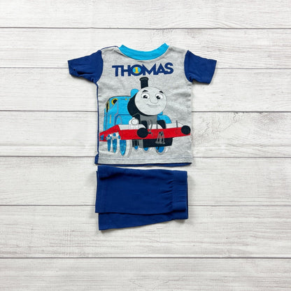 Thomas & Friends Toddler Boys Pajama Set Short Sleeve PJ Top + Shorts 2T