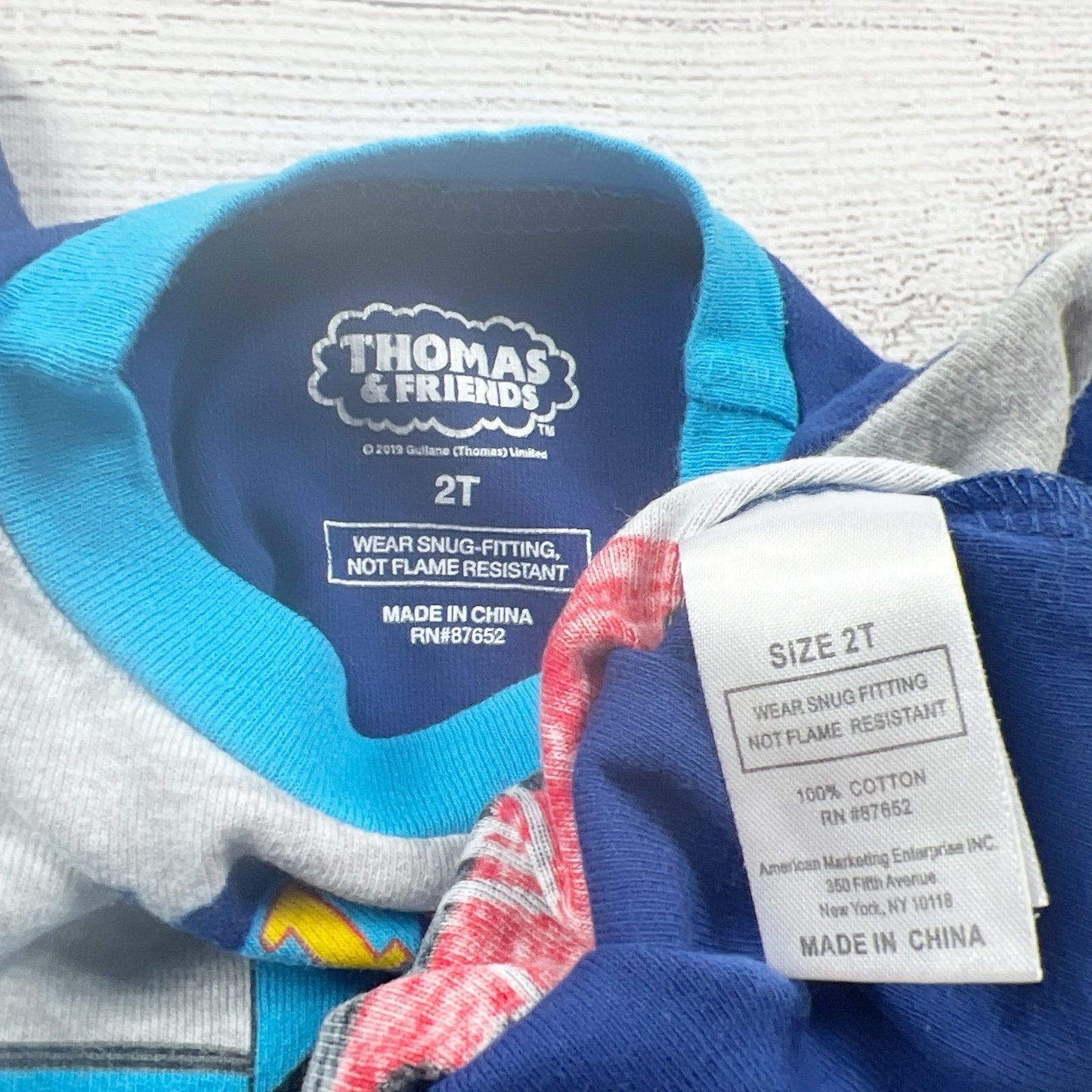 Thomas & Friends Toddler Boys Pajama Set Short Sleeve PJ Top + Shorts 2T