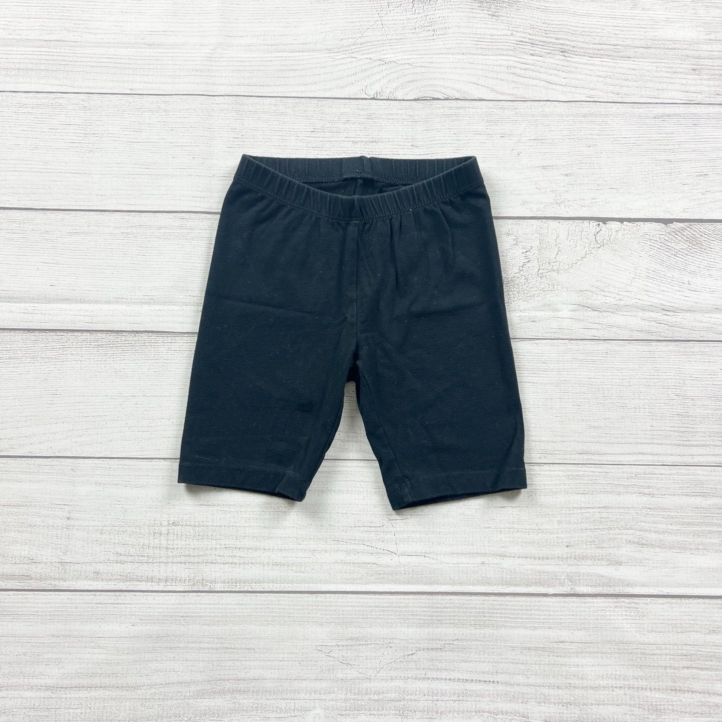 Cat & Jack Girls Bike Shorts Black Stretch Biker Shorts 6-7