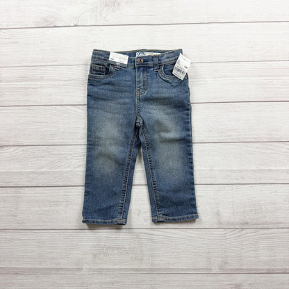 Oshkosh Bgosh Classic Fit Toddler Jeans Distressed Look Denim NWT 12-18 Months