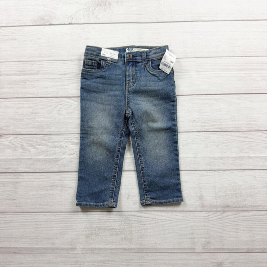 Oshkosh Bgosh Classic Fit Toddler Jeans Distressed Look Denim NWT 12-18 Months