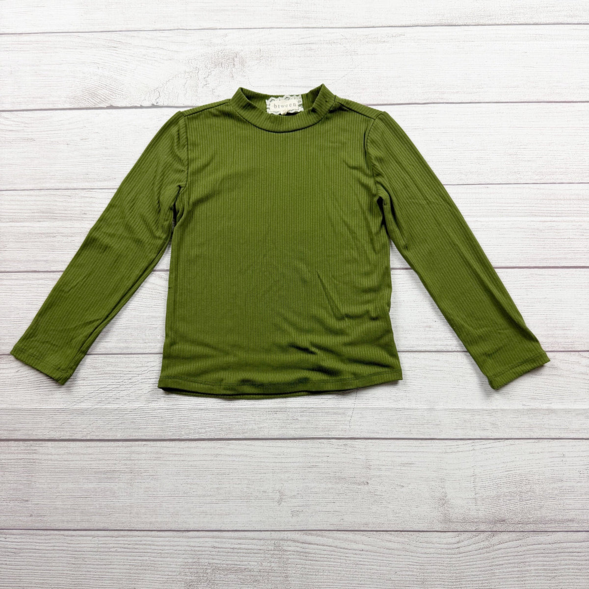 Btween Girls Green Plaid Jumper Dress Long Sleeve Top 6