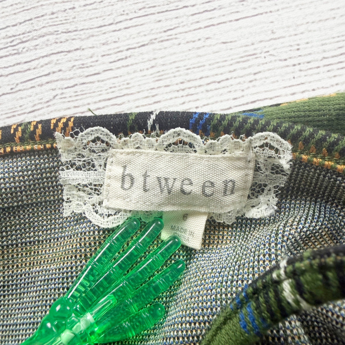 Btween Girls Green Plaid Jumper Dress Long Sleeve Top 6