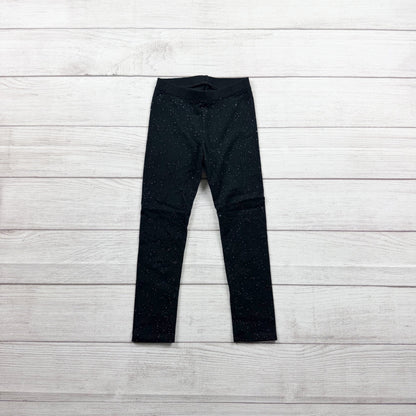 Cat & Jack Girls Black Sparkle Leggings 4T