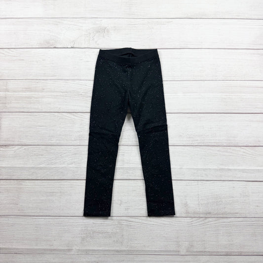 Cat & Jack Girls Black Sparkle Leggings 4T
