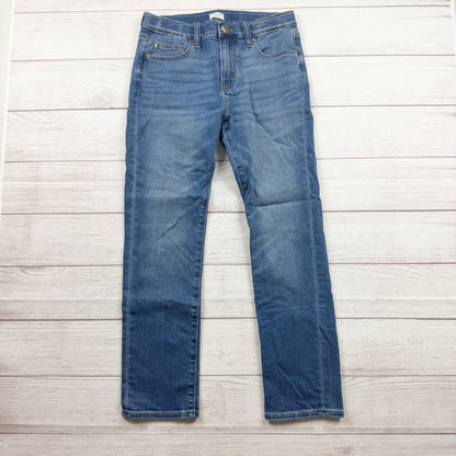 Crewcuts Kids Adjustable Waist Denim Straight Jeans Medium Wash Blue 12
