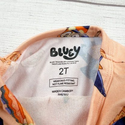Bluey Toddler Halloween Pajama Set Long Sleeve Top Pants Bingo Bluey NWT 2T