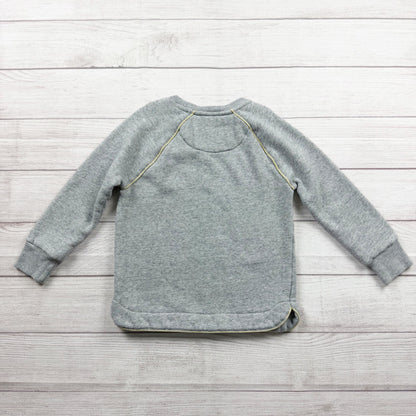 Boden Girls Sweatshirt Raglan Pullover Pegasus Appliqué Cozy Top 7-8