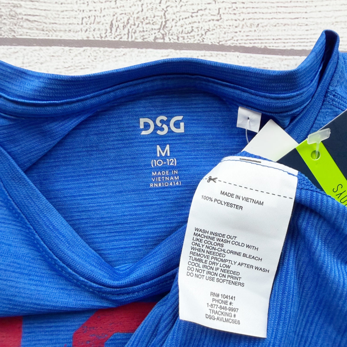 DSG Kids Sleeveless Blue USA Graphic Tank Top Lightweight NWT M 10-12