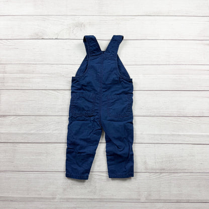 Carter’s Baby Bib Overalls Adjustable Straps Pocket One Piece 9-12 Months