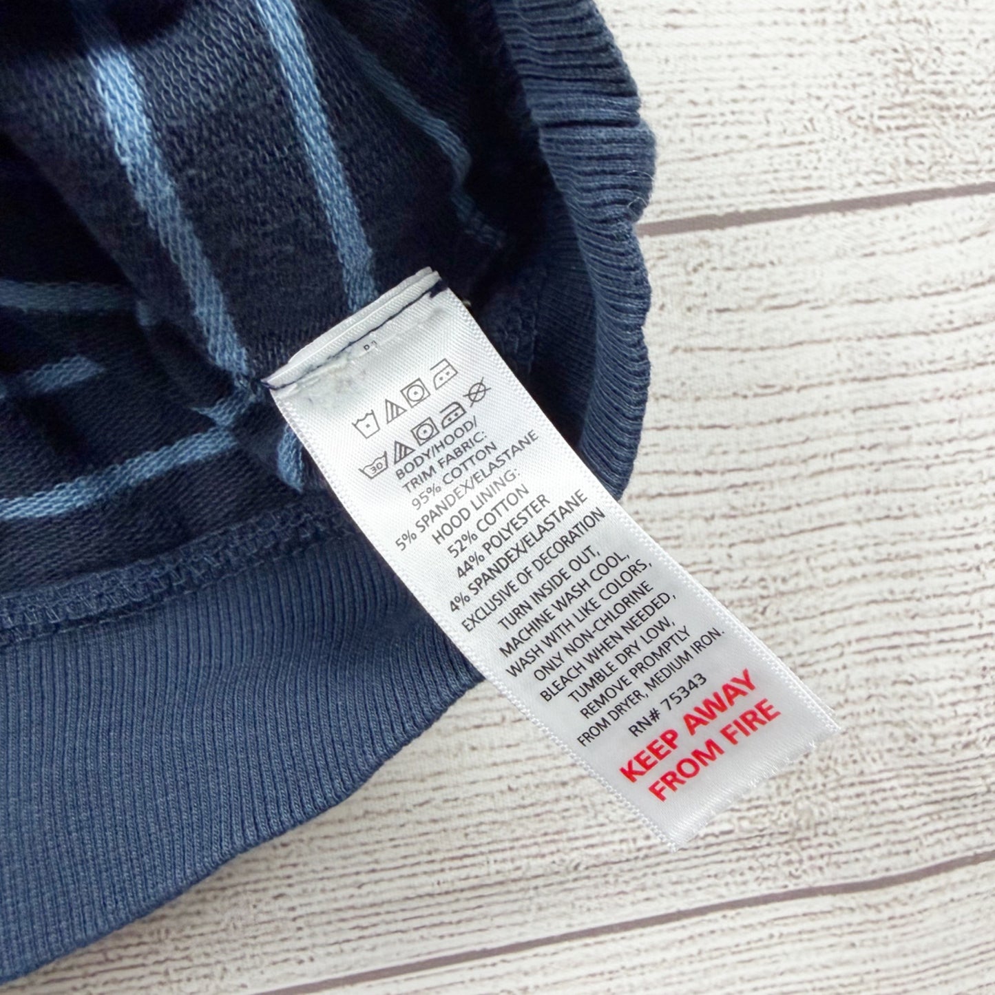 Tommy Bahama Kids Dinosaur Hoodie Sweatshirt Striped Navy With Spikes 4T