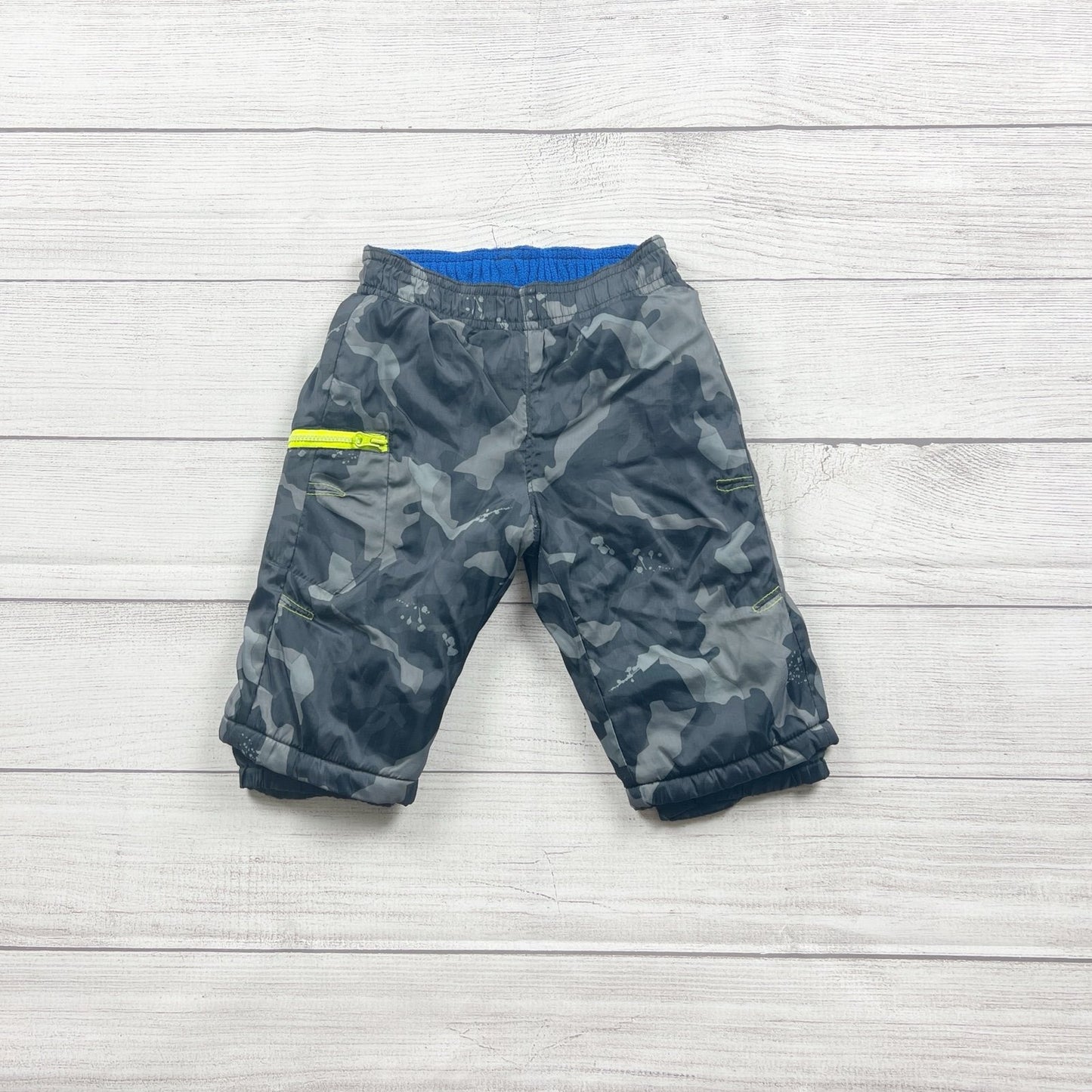 Old Navy Baby Boy Camo Snow Pants Fleece Lined Winter Pants 6-12 Months
