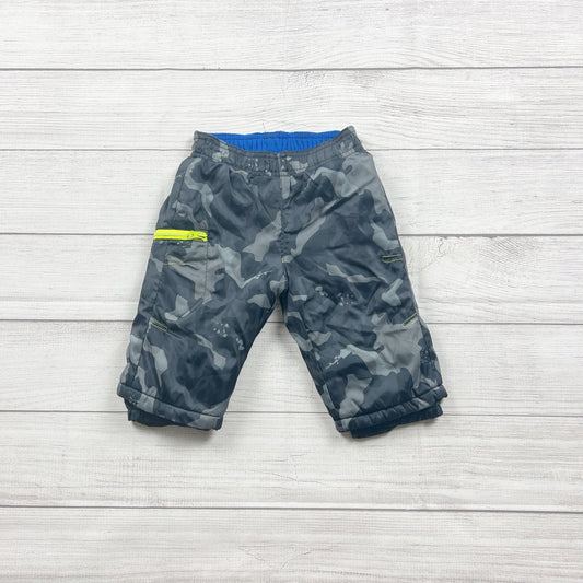 Old Navy Baby Boy Camo Snow Pants Fleece Lined Winter Pants 6-12 Months