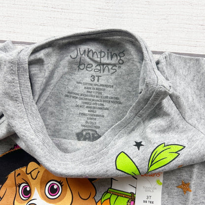Jumping Beans Paw Patrol Girls Halloween Graphic Tee Trick-Or-Treat NWT 3T