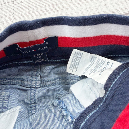 Tommy Hilfiger Girls Denim Skirt Pull On Blue Jean Skirt 7