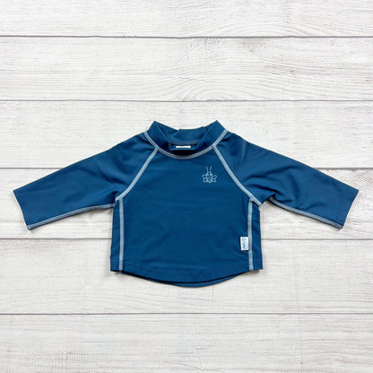 iPlay Baby Rash Guard Swim Shirt UPF 50+ Blue Long Sleeve Swim Top 6 Months