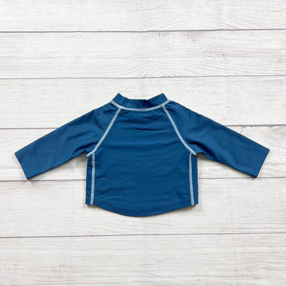 iPlay Baby Rash Guard Swim Shirt UPF 50+ Blue Long Sleeve Swim Top 6 Months