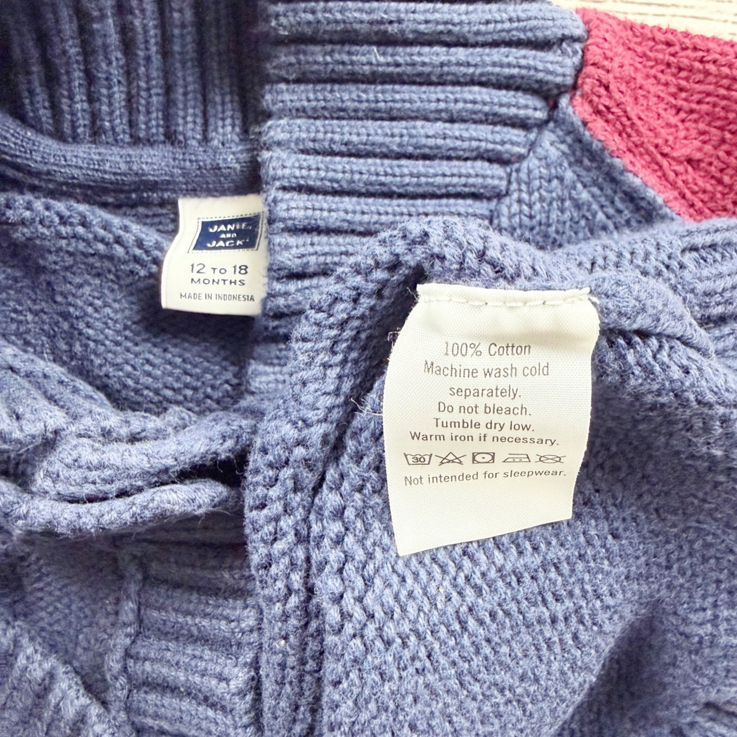 Janie and Jack Baby Boys Cardigan Sweater Shawl Collar 12-18 Months