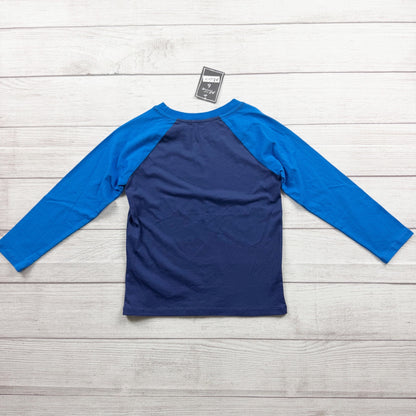 Millie & Maxx Boys Hanukkah Blue Raglan Long Sleeve T-Shirt NWT 4