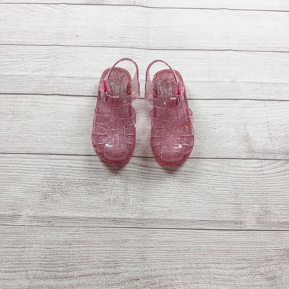 Oshkosh Pink Sparkle Jelly Sandals Toddler Slip On US 10