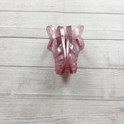 Oshkosh Pink Sparkle Jelly Sandals Toddler Slip On US 10