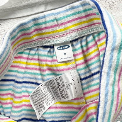 Old Navy Toddler Outfit Set “Change Maker Rule Breaker” Graphic Tee Shorts 3T
