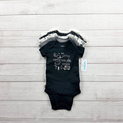 Carter’s Baby Boys 5 Pack Adventure Themed Short Sleeve Bodysuits NWT 6-9 Months