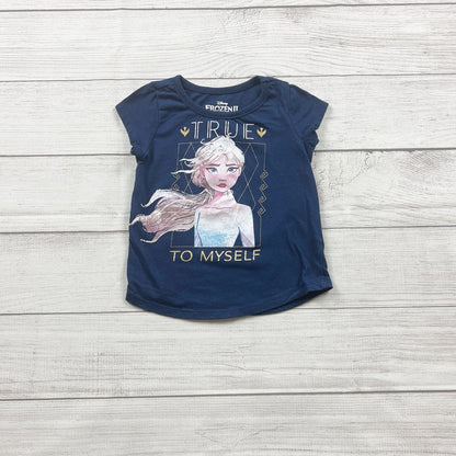 Disney Frozen 2 Girls T-Shirt Elsa “True to Myself” Short Sleeve Tee 4