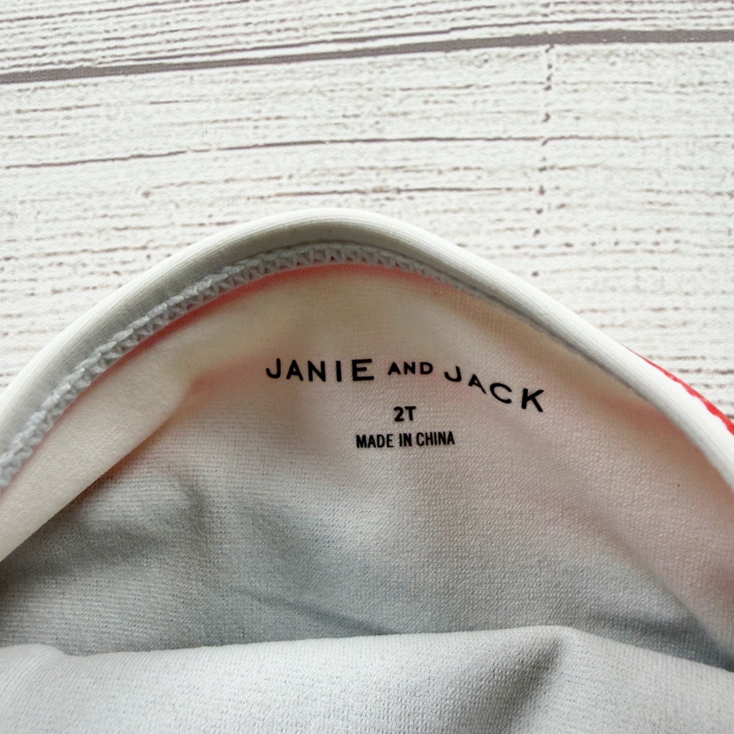 Janie And Jack Girls Navy White Red Sailor Striped One Piece Swimsuit 2T