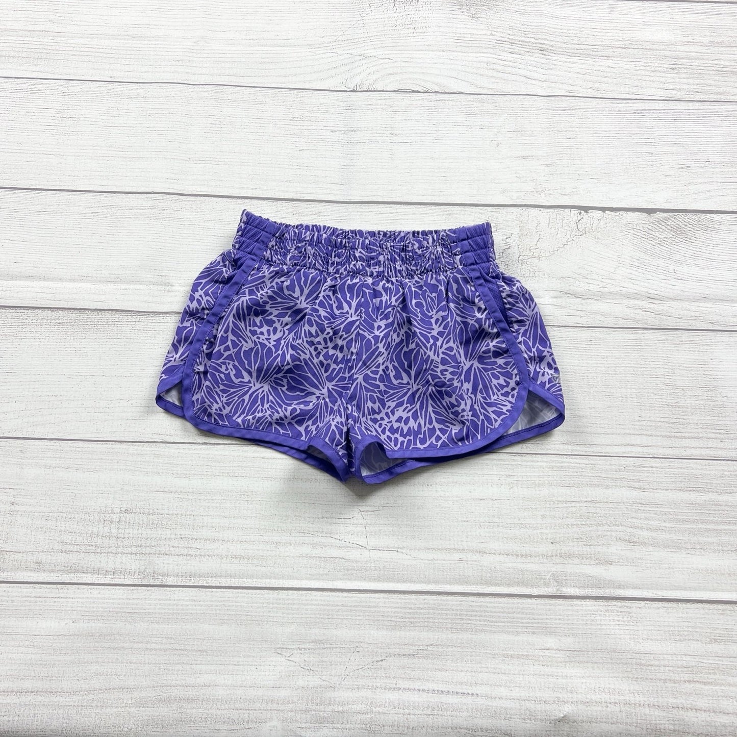 Champion C9 Girls Purple Graphic Print Athletic Shorts XS 4-5