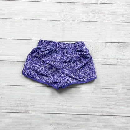 Champion C9 Girls Purple Graphic Print Athletic Shorts XS 4-5